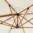 Umbrelă de grădină 3x4m din aluminiu și poliester, Homemotion - Marco Viadurini