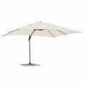 Umbrelă de grădină 3x4m din aluminiu și poliester, Homemotion - Marco
