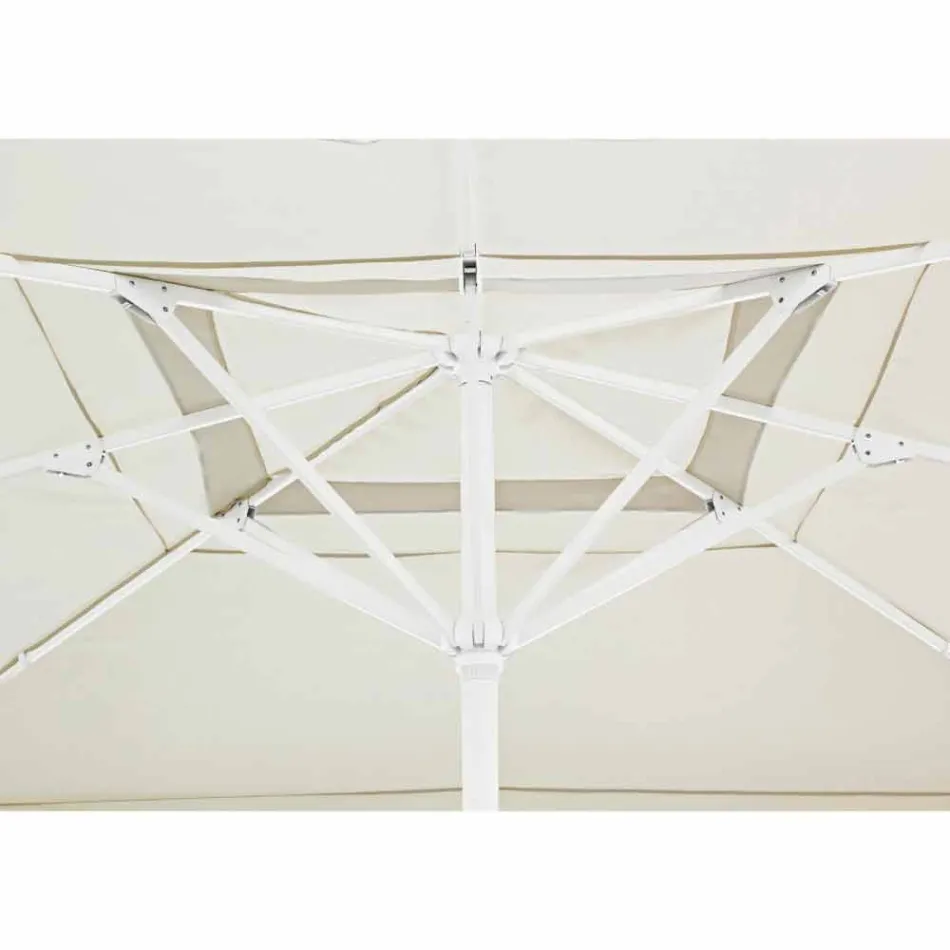 Umbrelă de grădină 4x4 cu pânză din poliester și bază din oțel - Nastio Viadurini