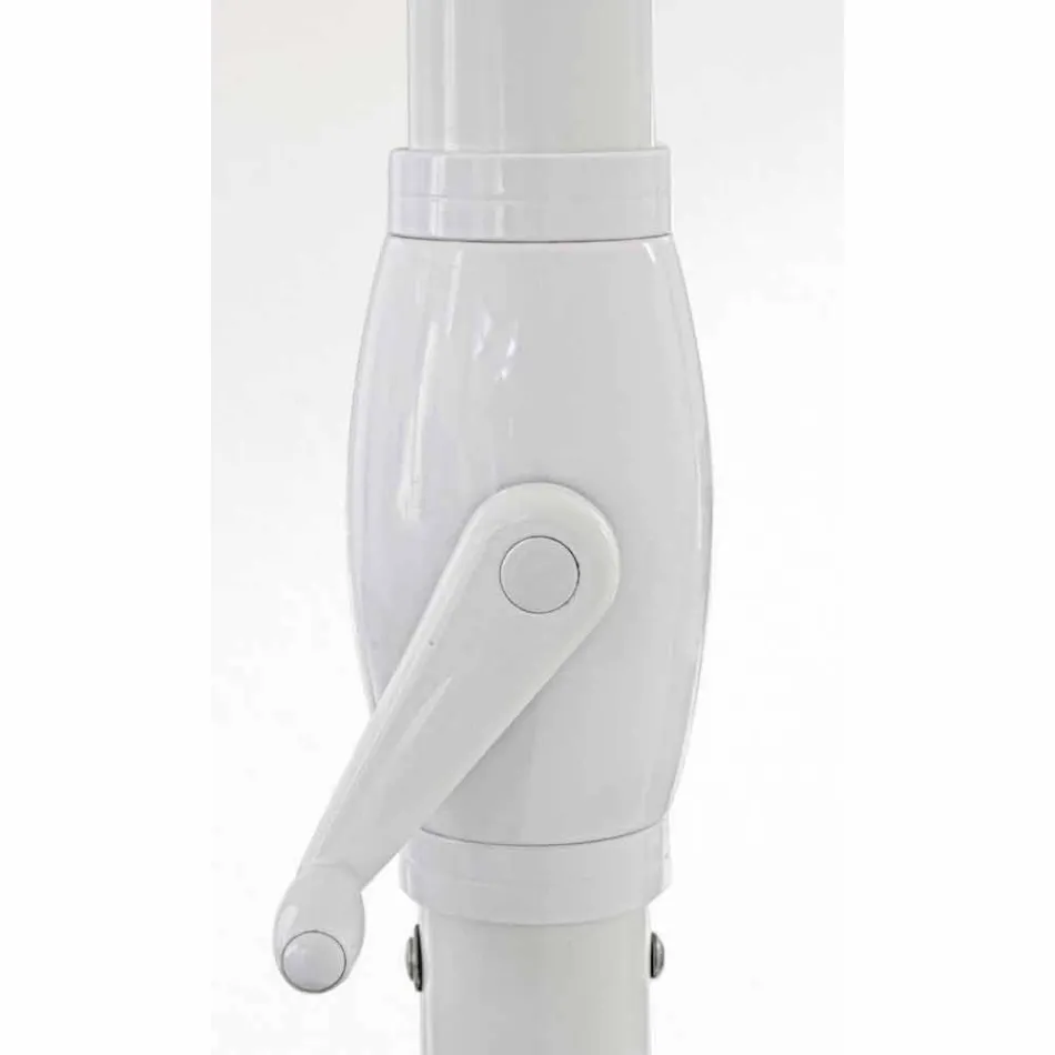 Umbrelă de grădină 4x4 cu pânză din poliester și bază din oțel - Nastio Viadurini