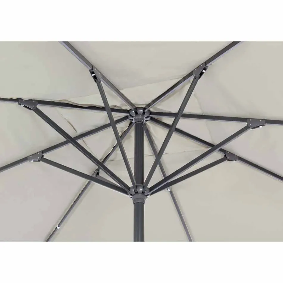 Umbrelă de grădină 4x4 cu pânză din poliester și bază din oțel - Nastio Viadurini