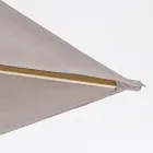 Umbrela de Gradina cu Panza Poliester Gri Porumbel 3x4m, Homemotion - Lucius Viadurini