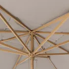 Umbrela de Gradina cu Panza Poliester Gri Porumbel 3x4m, Homemotion - Lucius Viadurini