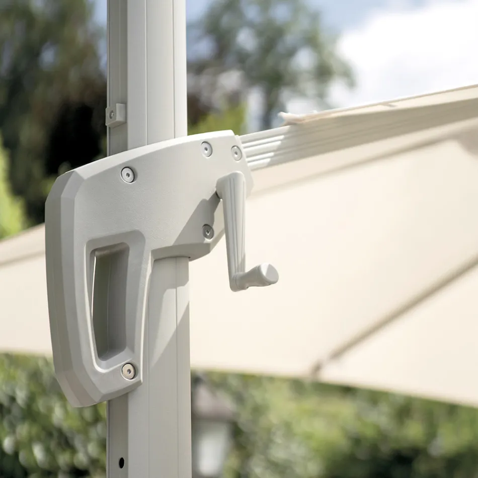 Umbrelă din poliester cu mâner și tijă laterală - Nexa Viadurini