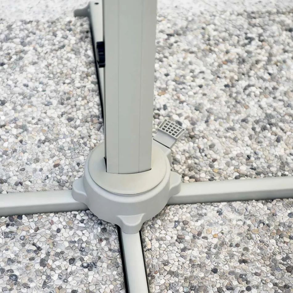 Umbrelă din poliester cu mâner și tijă laterală - Nexa Viadurini