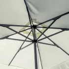 Umbrelă pătrată 3x3 metri din poliester acoperit cu rășină - Arbor Viadurini