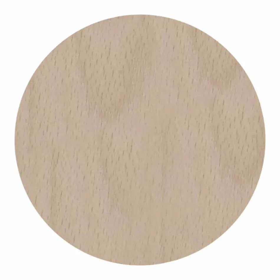 Ceas de perete în lemn deschis sau închis cu un design modern de flori - Aquilegia Viadurini