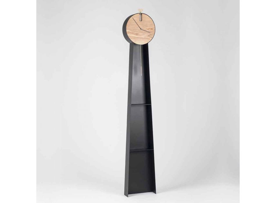 Ceas cu pendul design cu structură din oțel Fabricat în Italia - Pendolino Viadurini