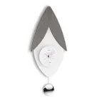 Ceas cu pendul din metacrilat Bisatin Fabricat in Italia - Grozav Viadurini