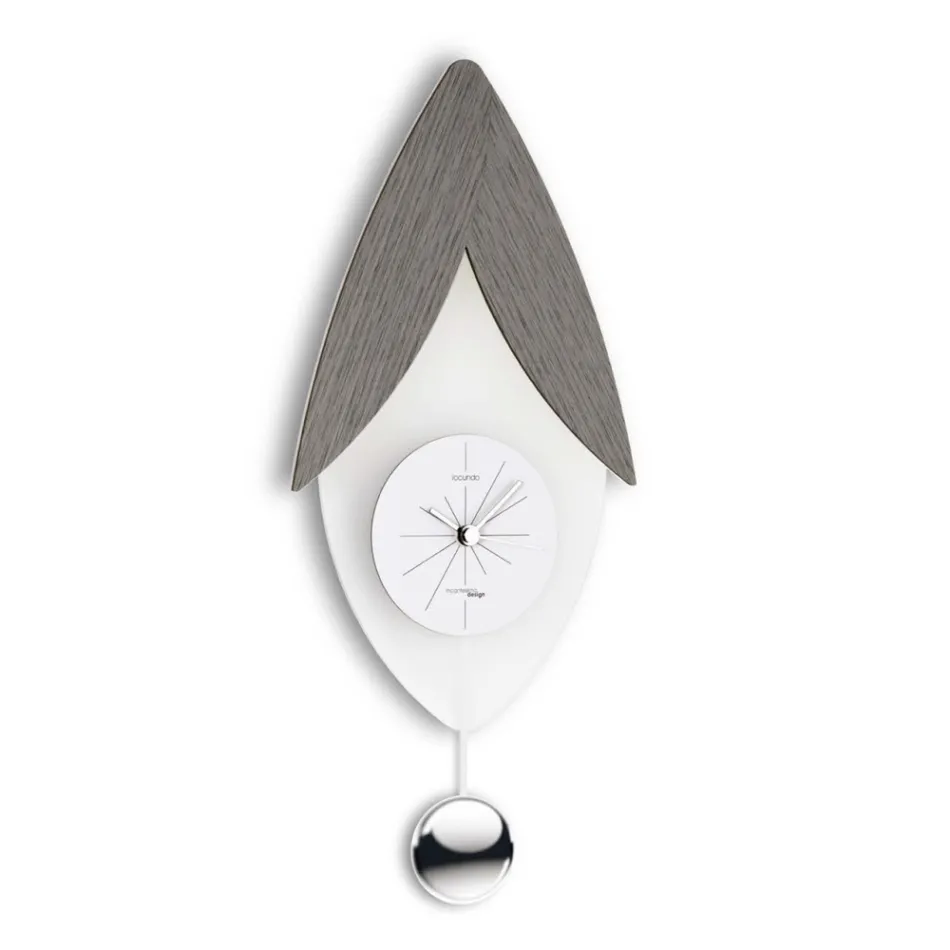 Ceas cu pendul din metacrilat Bisatin Fabricat in Italia - Grozav Viadurini