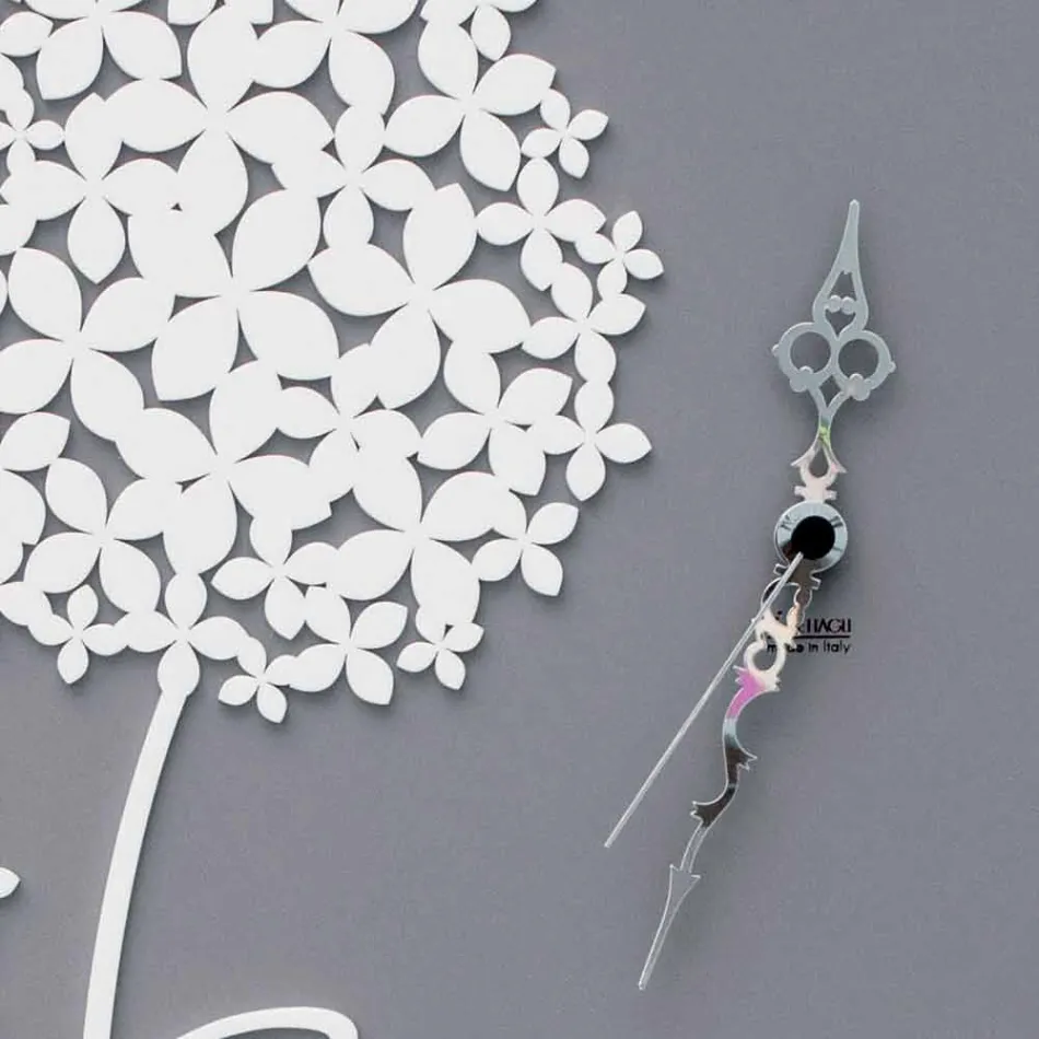 Ceas de perete decorativ rotund din lemn rotund decorativ - duș deasupra capului Viadurini