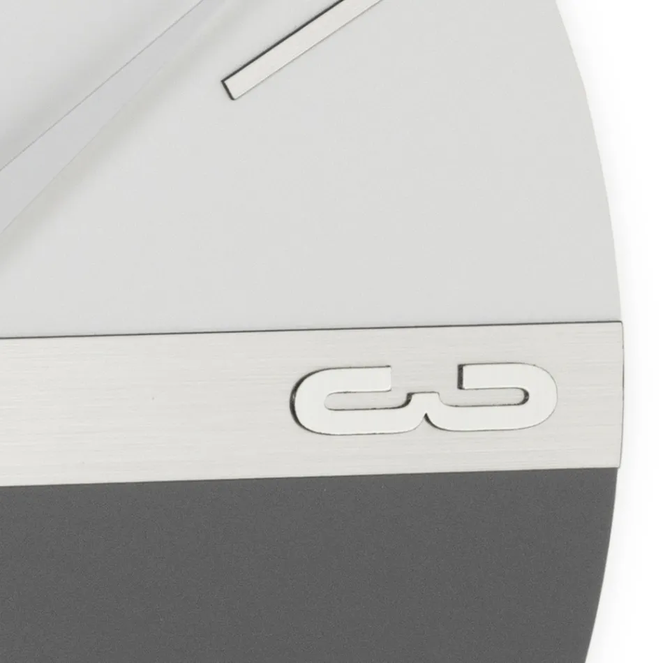 Ceas de perete din PVC semi-expandat de înaltă densitate fabricat în Italia - Ritmo Viadurini