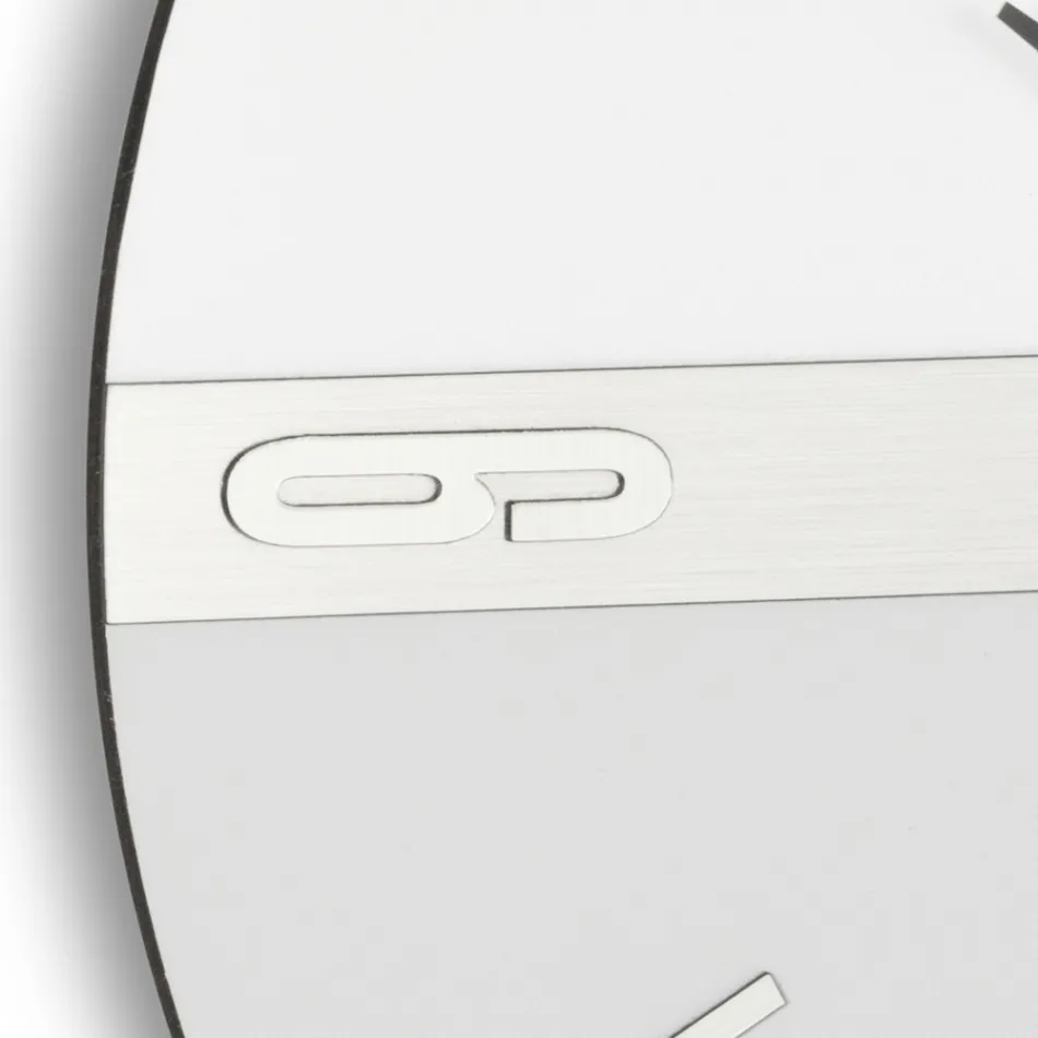 Ceas de perete din PVC semi-expandat de înaltă densitate fabricat în Italia - Ritmo Viadurini