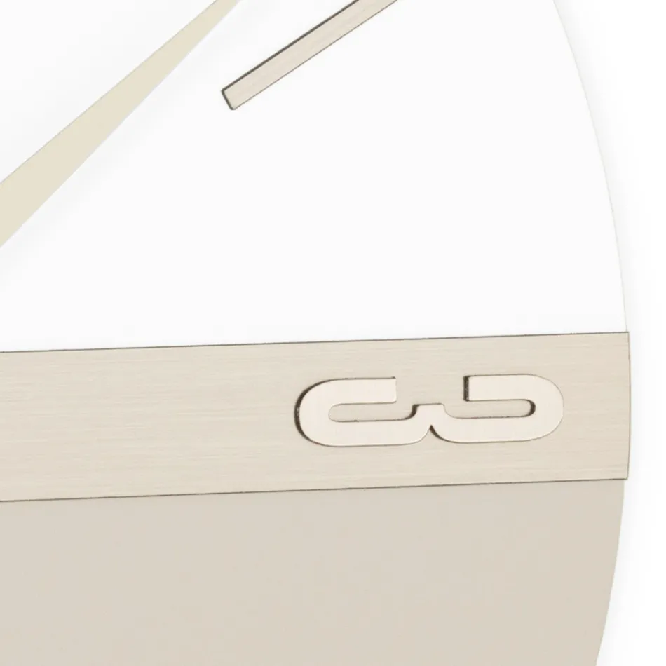 Ceas de perete din PVC semi-expandat de înaltă densitate fabricat în Italia - Ritmo Viadurini