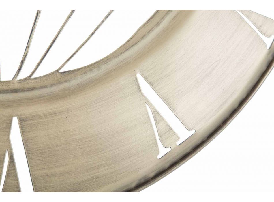 Ceas de perete Diametru 63 cm de design modern în fier - Telma Viadurini