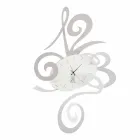 Ceas de perete din fier negru, aluminiu sau roșu fabricat în Italia - Rosbif Viadurini