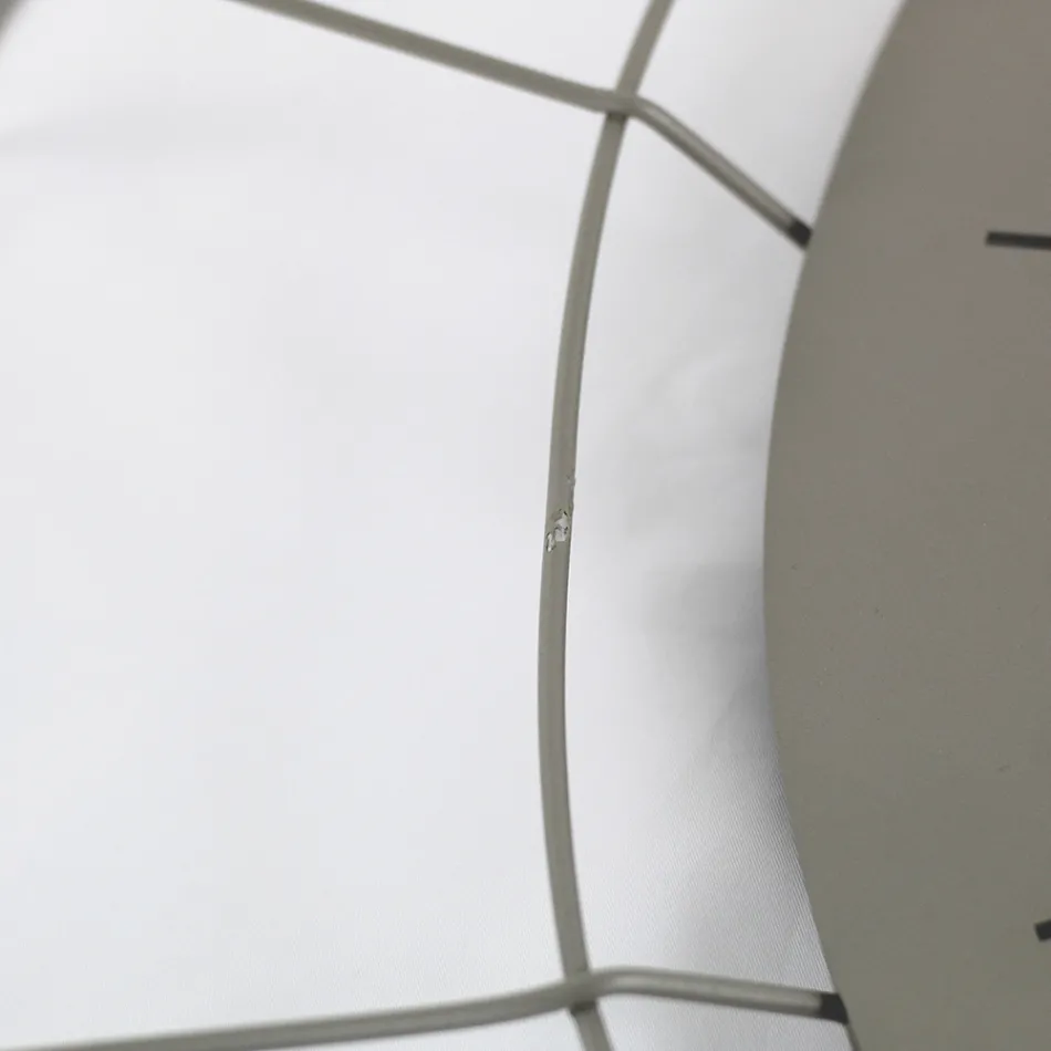 Ceas de perete modern Adalgiso din oțel colorat, fabricat în Italia Viadurini