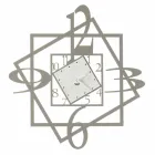 Ceas modern de perete din fier Design geometric realizat în Italia - Procida Viadurini