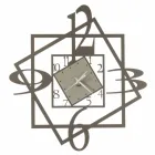 Ceas modern de perete din fier Design geometric realizat în Italia - Procida Viadurini