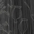 Ceas modern de perete din lemn rotund și gravură laser - Florinto Viadurini