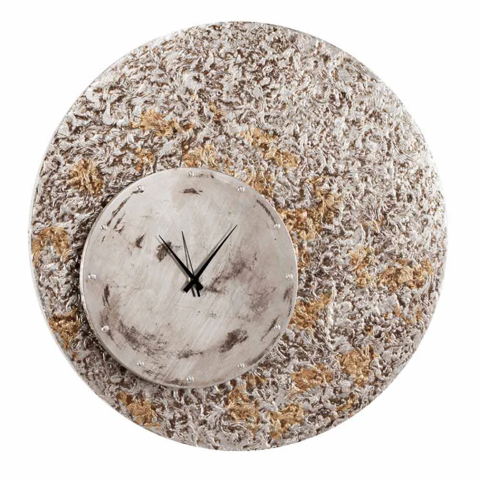 Ceas de perete pe două niveluri de design făcute în Italia Eccli Viadurini