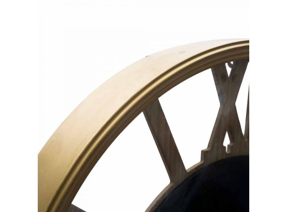 Ceas de perete rotund Diametru 60 cm Design în MDF - Krizia Viadurini