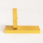 Ceas de masă pivotant cu oglindă din oțel Fabricat în Italia - Meritoriu Viadurini