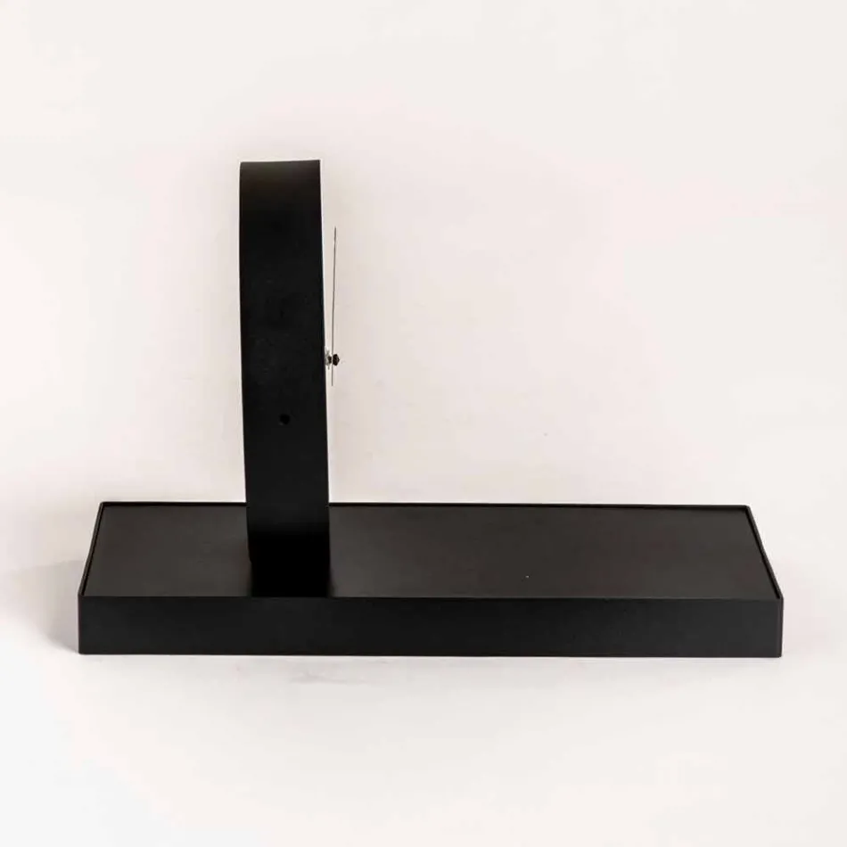 Ceas de masă pivotant cu oglindă din oțel Fabricat în Italia - Meritoriu Viadurini