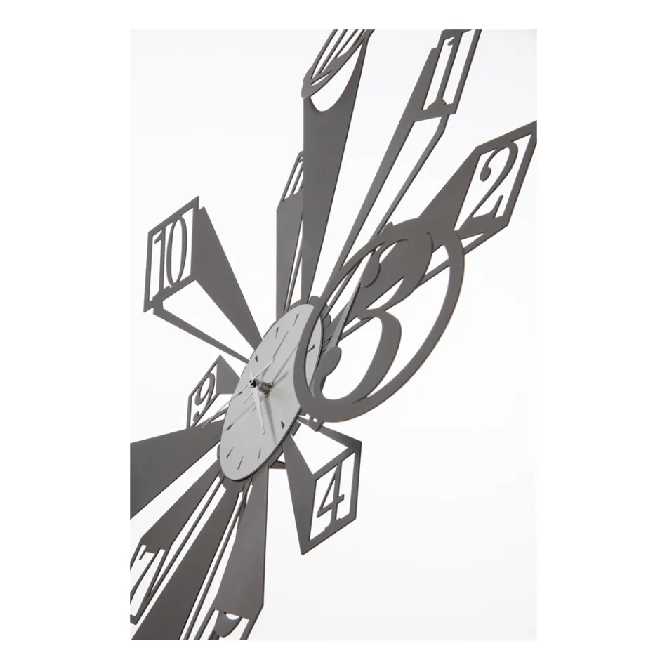 Ceas de fier cu efect optic deosebit Made in Italy - Roata Viadurini