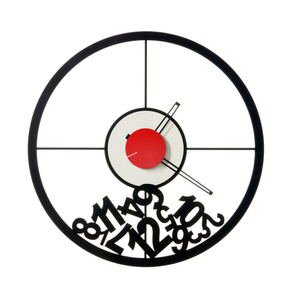 Ceas din Fier cu numere căzute Made in Italy - Berbec Viadurini