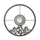 Ceas din Fier cu numere căzute Made in Italy - Berbec Viadurini