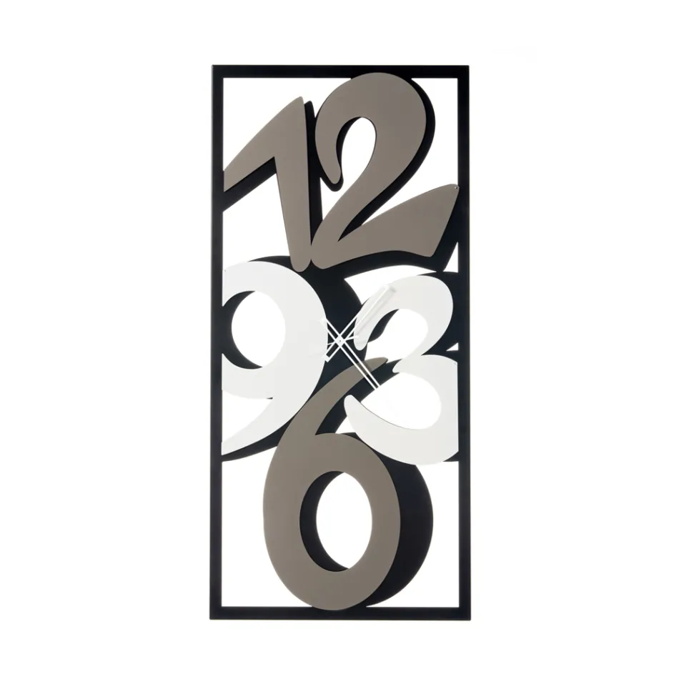 Ceas din Fier cu numere mari Made in Italy - Acvariu Viadurini