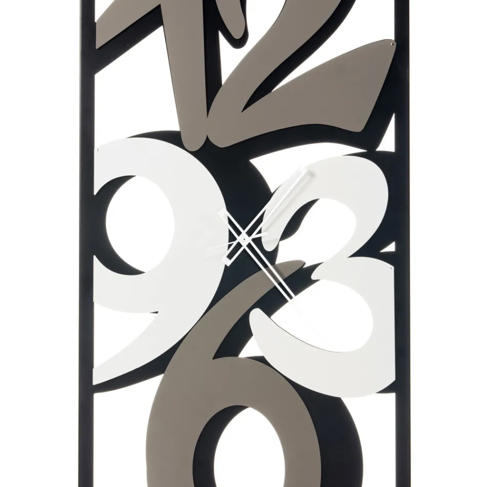 Ceas din Fier cu numere mari Made in Italy - Acvariu Viadurini