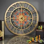 Ceas din Fier in 3 Finisaje Diferite Made in Italy - Grau Viadurini