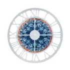 Ceas din Fier in 3 Finisaje Diferite Made in Italy - Grau Viadurini