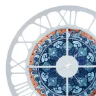 Ceas din Fier in 3 Finisaje Diferite Made in Italy - Grau Viadurini