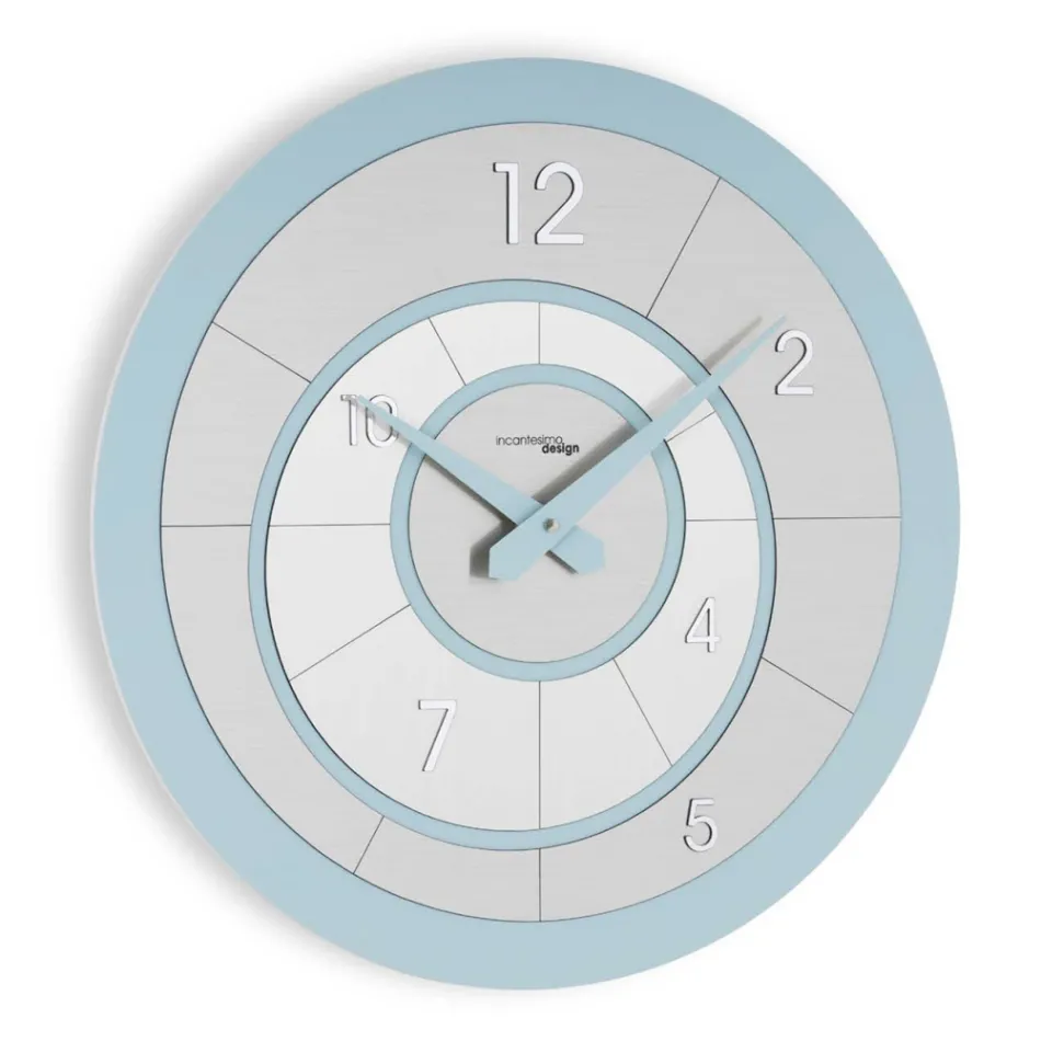 Ceas rotund din PVC semi-spumat de înaltă densitate Fabricat în Italia - Creativ Viadurini