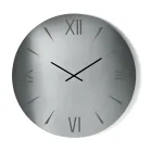 Ceas rotund din sticlă oglindită cu numere gravate cu laser - Clelia Viadurini