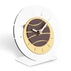 Ceas de masă rotundă din metacrilat transparent Made in Italy - Ciudat Viadurini