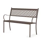 Bancă de exterior stivuabilă din oțel galvanizat Made in Italy - Celia Viadurini