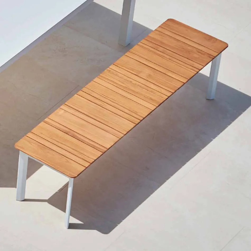 Varaschin Sistem de bancă în aer liber în design aluminiu vopsit Viadurini