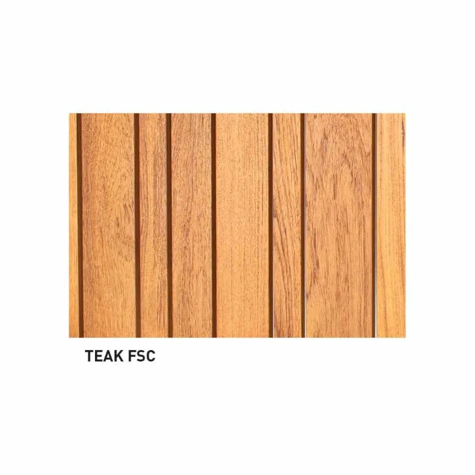 Varaschin Sistem de bancă în aer liber în design aluminiu vopsit Viadurini