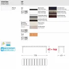 Varaschin Sistem de bancă în aer liber în design aluminiu vopsit Viadurini