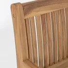 Bancă de grădină de design din lemn de salcâm pentru exterior 2 sau 3 locuri - Roxen Viadurini