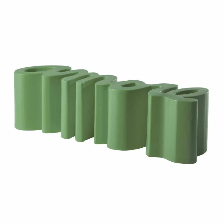 Baza de design colorată Slide Love modern realizată în Italia Viadurini