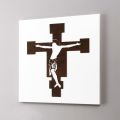 Panou alb cu Reprezentarea Crucifixului Made in Italy - Airi
