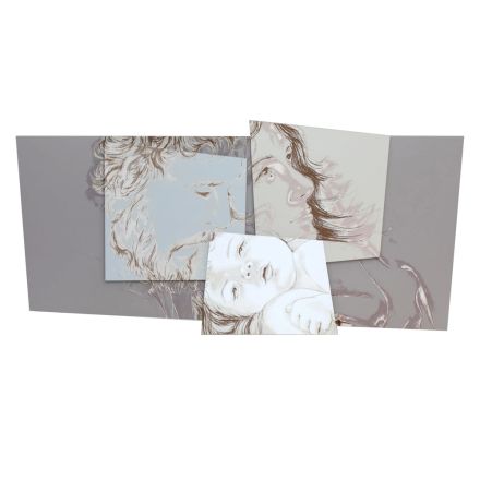 Panou cu Familia Bethlehem Made in Laser Made in Italy - Paola Viadurini