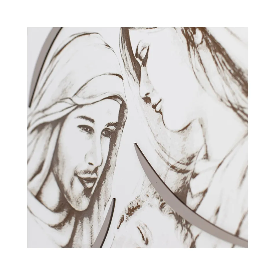 Panou cu familia gravată cu laser Made in Italy - Micky Viadurini