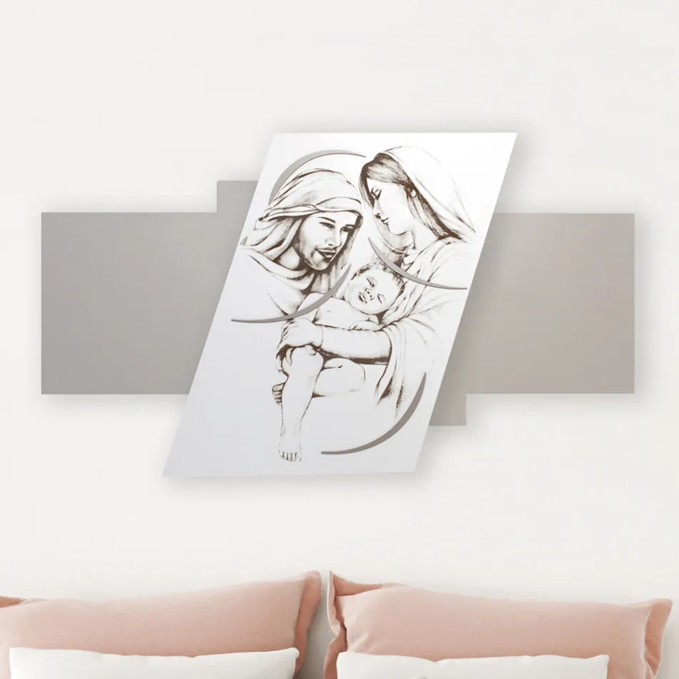 Panou cu familia gravată cu laser Made in Italy - Micky Viadurini