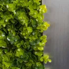 Panou decorativ din metal cu flori artificiale Made in Italy - Fiorellino Viadurini